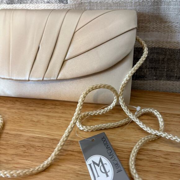 Jessica McClintock Champagne Clutch - Picture 4 of 5